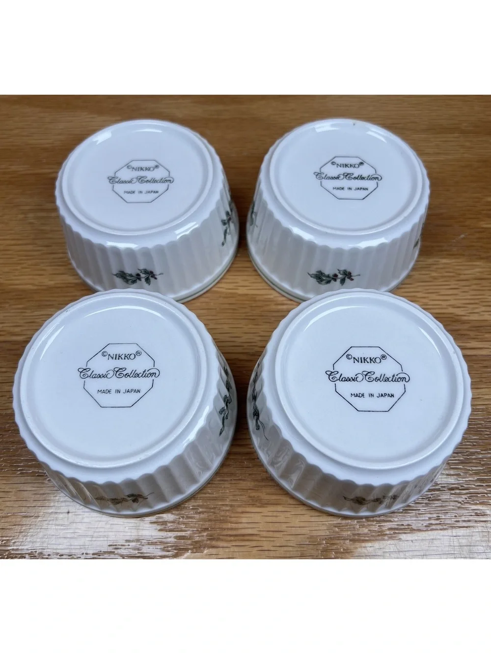 Nikko Christmastime Classic Collection Ramekin Set of 4, 5 oz